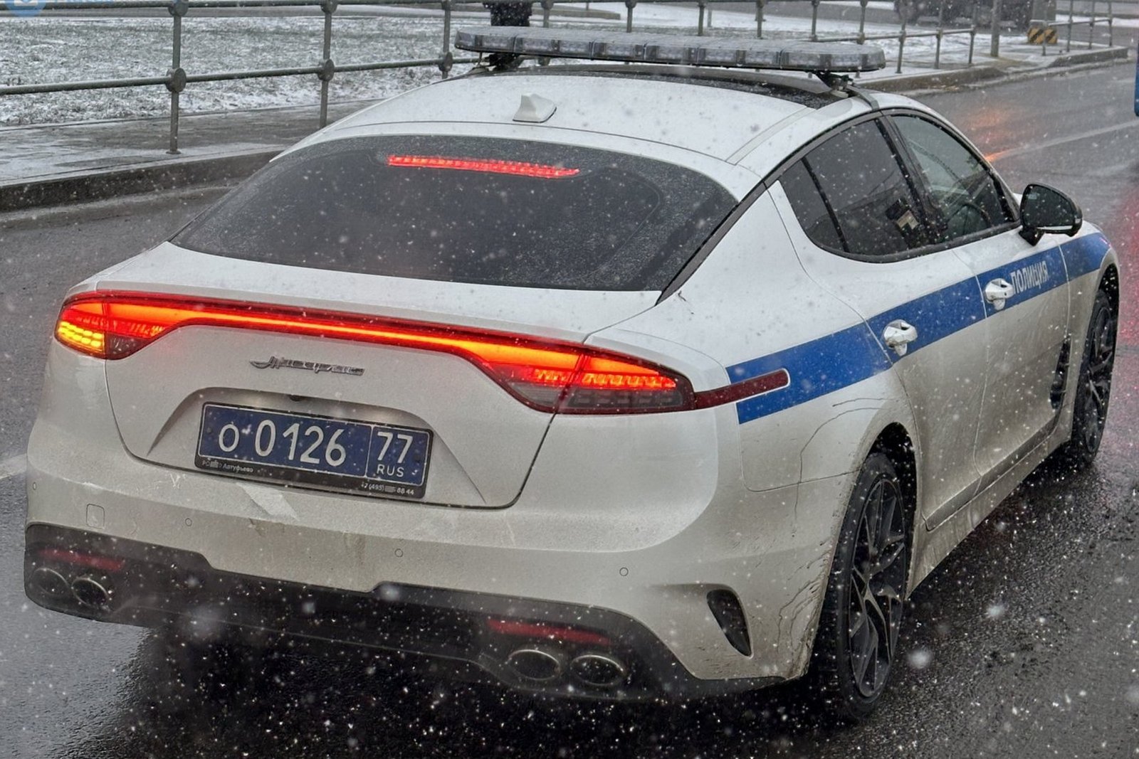 Kia Stinger с надписью Жигули появился в МВД России