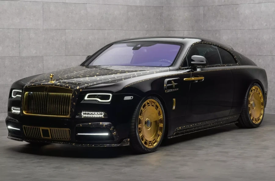 Rolls-Royce Wraith в золотистой отделке: элегантность на новом уровне