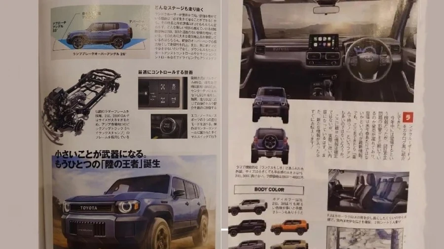 Toyota Land Cruiser FJ: предстоящая премьера доступного внедорожника раскрывает все секреты