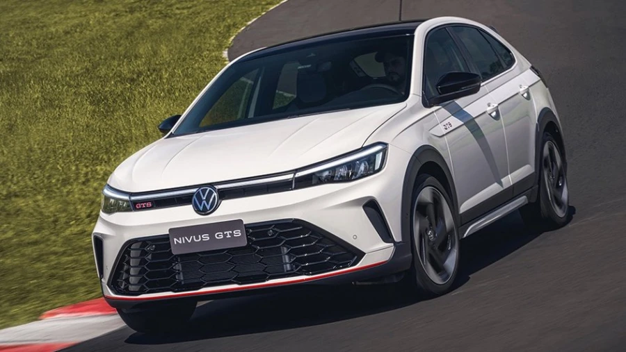 Volkswagen Nivus GTS выпустил новую версию: кроссовер запечатлён на фото