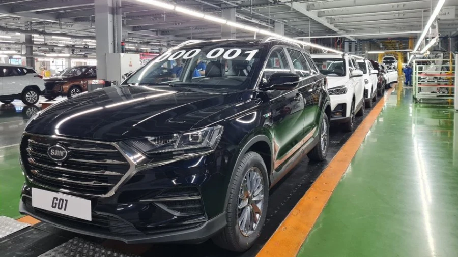 В России наблюдается рост объемов производства легковых автомобилей