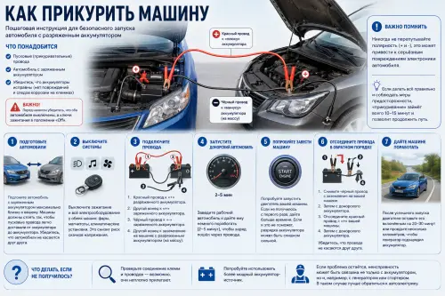 Как прикурить машину